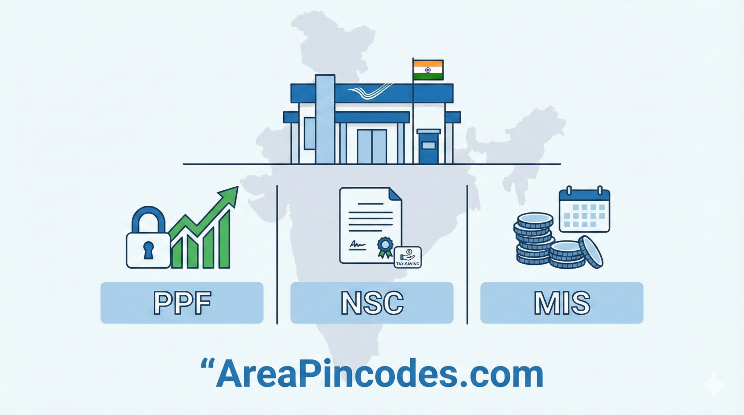 PPF vs NSC vs MIS comparison of post office savings schemes in India – AreaPincodes.com